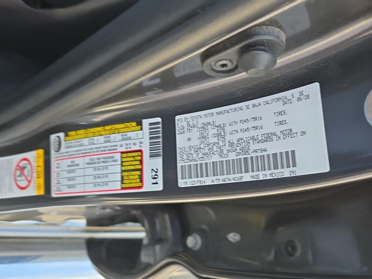 2020 Toyota Tacoma SR