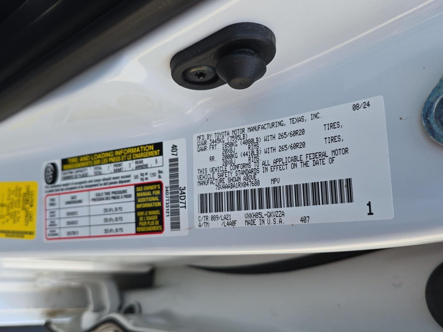 2024 Toyota Sequoia Platinum