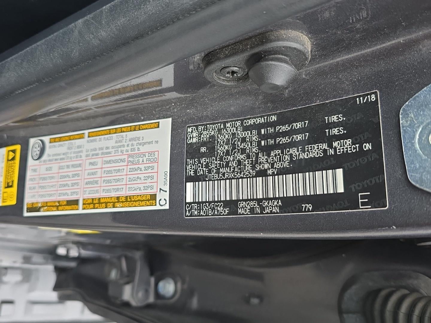 2019 Toyota 4Runner TRD Off Road